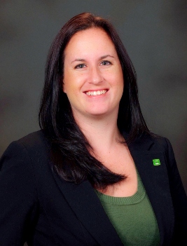 Meghan Dougherty, new Sales and Service Manager at TD Bank in Cherry Hill, N.J.