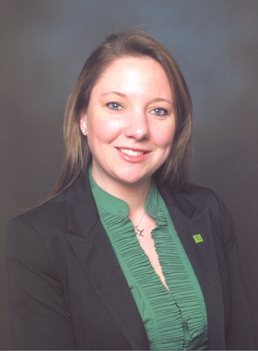 Melissa Hays, Store Manager of new TD Bank store in midtown Manhattan.