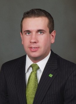 Michael Gilsenan, Store Manager of the new TD Bank store in Freehold, N.J.