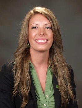 Molly McLaren, new Store Manager at TD Bank in Chicopee, Mass.
