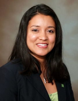 Maria Sandino, new Vice President - Portfolio Manager in Commercial Lending at TD Bank in Coral Gables, Fla.