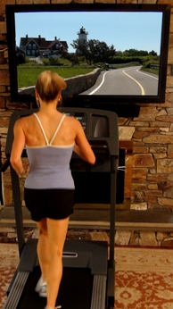 Running online simulator treadmill