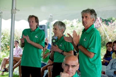 Running legends Bill Rodgers (left) and Frank Shorter will join Joan Benoit Samuelson for the TD Beach to Beacon 10K on Saturday in Maine.