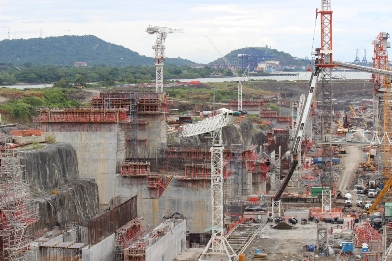 Panama Canal widening project