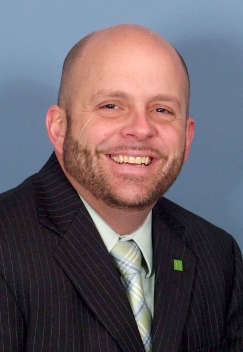 Peter Boudreau, TD Bank's new Store Manager in Sanford, Maine.