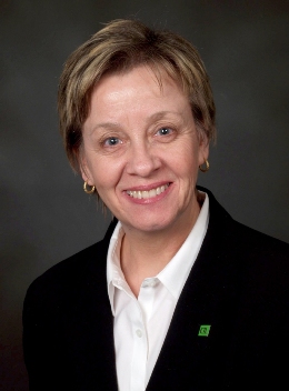 Patricia M. Hannigan, new Store Manager at TD Bank in Brunswick, Maine.