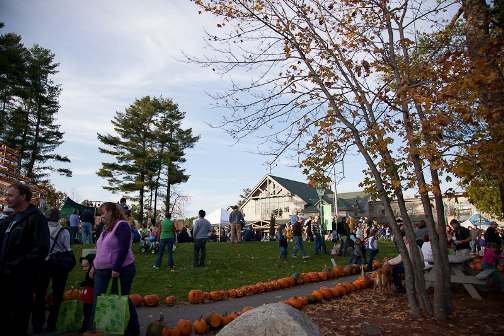 The 2012 Camp Sunshine Pumpkin Festival featured 7,658 lit jack-o-lanterns and raised $80,175 to help sick children and their families