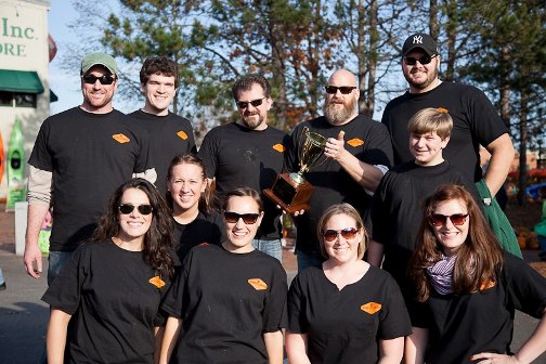 The 2012 Camp Sunshine Pumpkin Festival featured 7,658 lit jack-o-lanterns and raised $80,175 to help sick children and their families