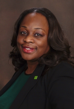 Regina Williams, new Assistant Vice President, Store Manager at TD Bank in Newark, NJ.