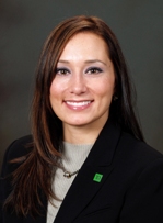 Carla Reinas, manager of the TD Bank's Lake Pine store in Medford, N.J.