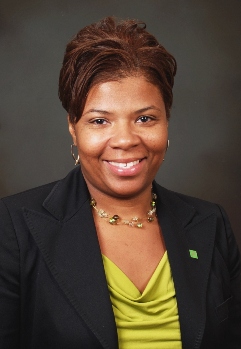 Ronell McDaniel, new Store Manager at TD Bank in Nutley, N.J.