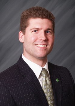 Ryan Cejnowski, new Sales Officer in Treasury Management at TD Bank in Bridgewater, N.J.