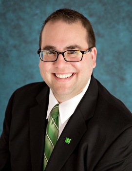 Ryan Pryslak, new Assistant Vice President, Sales Representative in TD Merchant Services in Wilmington, Del..