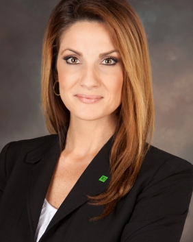 Sarah Rasnake, new Vice President, Commercial Relationship Manager at TD Bank in Lakeland, FL.