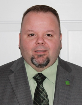 Scott Brown, new Assistant Vice President, Store Manager at TD Bank in Troy, N.H.