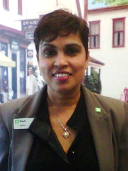 Selina Ramlochan, new Assistant Vice President, Store Manager at TD Bank in Sudbury, MA.