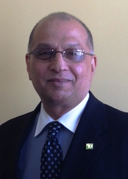 Shahid Saulat, new Assistant Vice President, Store Manager at TD Bank in Basking Ridge, NJ.
