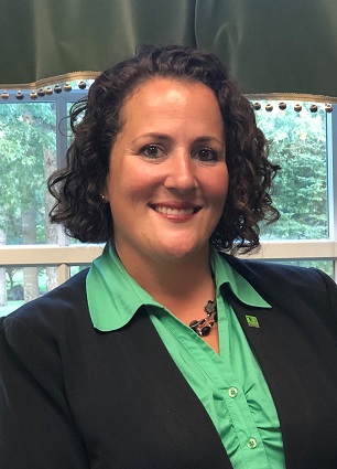 Shannon Gill, manager of the new TD Bank store in Hingham, Mass.