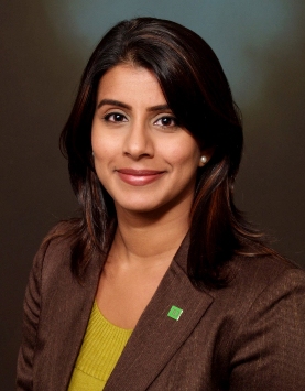 Joti Sidhu-Thind, a Vice President-Portfolio Manager in Commercial Real Estate at TD Bank in Cherry Hill, N.J.