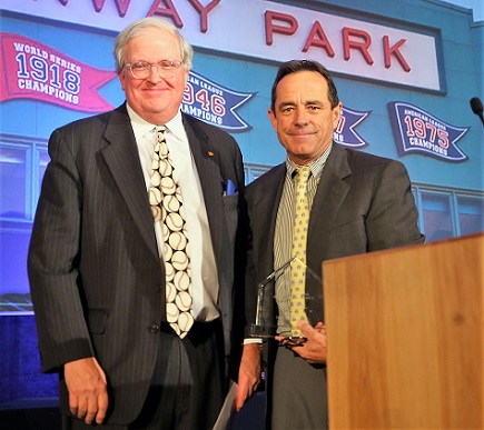 Dave McGillivray receives The Sports Museum Lifetime Achievement Award on Boston.