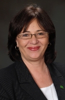 Gisella Sposato, manager of the TD Bank store in Garnerville, New York