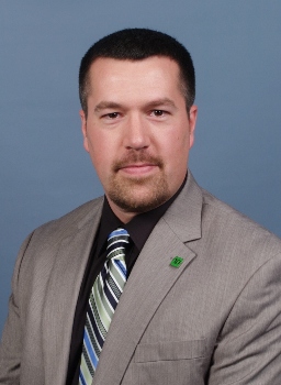 Seth Sherwood, new Small Business Relationship Manager for TD Bank in Waterville, Maine.