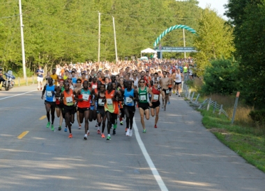 More than 6,000 runners finished the special 15th TD Beach to Beacon 10K Road Race in Cape Elizabeth, Maine on Aug. 4.