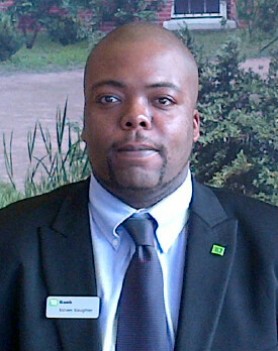 Steven Slaughter, new Store Manager at TD Bank in Silver Spring, MD.