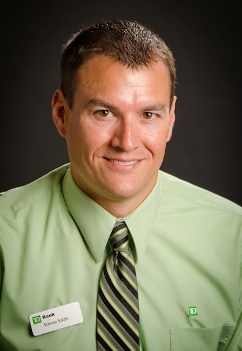Steven Saltis, new Store Manager at TD Bank in Granville, NY.
