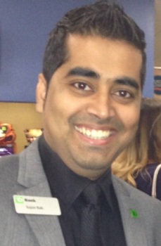 Sujon Rab, new Assistant Vice President, Store Manager at TD Bank in Waltham, MA.