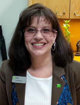 Tia Belliveau, new Store Manager at TD Bank in Hillsborough, NH.