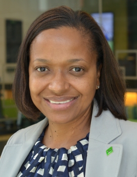 Timcia Hall, new Vice President, Store Manager at TD Bank in Hartford, CT.