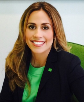 Vanessa Rodriguez, new Store Manager at TD Bank in East Harlem.
