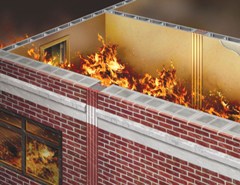 EMSEAL’s award-winning EMSHIELD WFR2, a UL-certified 2-hour fire-rated watertight expansion joint system, is a single-unit product designed for exterior or interior expansion gaps in walls.