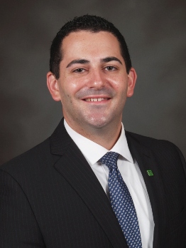 William Fuller, new Store Manager at TD Bank in Biddeford, Maine.